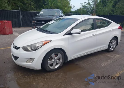2013 Hyundai Elantra Gls/Limited from USA, damaged, VIN 5NPDH4AE3DH219992